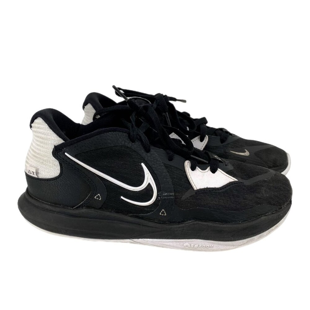 Nike Black/White Kyrie Basketball Shoes | Lace-Up Closure
